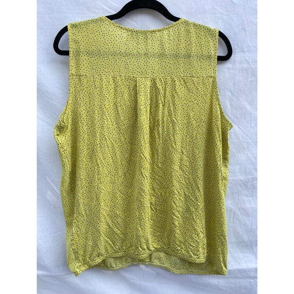 Ann Taylor Loft Yellow Design Shirt Top - Picture 6 of 6